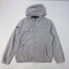 TOMMY HILFIGER ホワイトナイロンジャケット Lサイズ - メルカリ