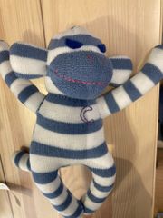 おさるのぬいぐるみ『インキー』　ソックスモンキー　ソックモンキー　ハンドメイド