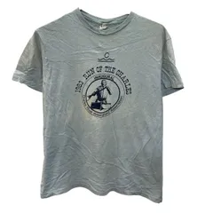 Hanes 半袖 プリントTシャツ L ライトブルー ヘインズ プルオーバー アメリカ製 80's 80年代 ボート 古着卸 アメリカ仕入 a707-5056のサムネイル