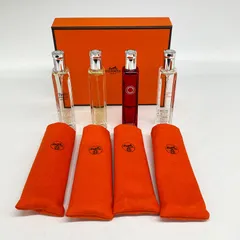 未使用 エルメス オードトワレ 15ml×4種セット（ラグーナの庭・コロンエルメス　オードウ　ルバーブ　エカルラット・バレニア・ツイリー　ドウ　エルメス　オー　ジンジャー） CR7-03-27-35