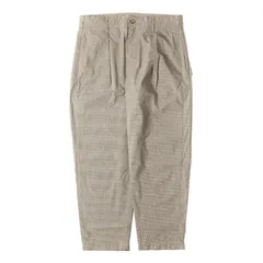 Engineered Garments エンジニアドガーメンツ パンツ サイズ:S チェック コットン ナイロン タックパンツ トラウザー ドローストリング ベージュ USA製 ボトムス ズボン【メンズ】のサムネイル
