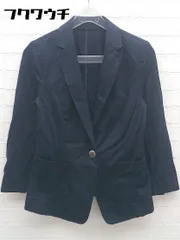 ◇ ESTNATION エストネーション 長袖 テーラード ジャケット サイズ36 ネイビー レディース 【中古】 【1002800742172】のサムネイル