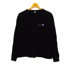 キャンプ7 長袖Ｔシャツ クルーネック アウトドア トップス メンズ Sサイズ ブラック CAMP7 【中古】