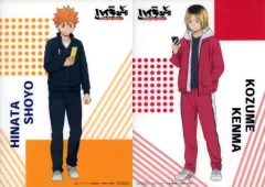 【中古】クリアポスター [単品] A4クリアポスター2枚セット 日向翔陽＆孤爪研磨 「Blu-ray/DVD 劇場版ハイキュー!! ゴミ捨て場の決戦 豪華版」 楽天ブックス購入特典