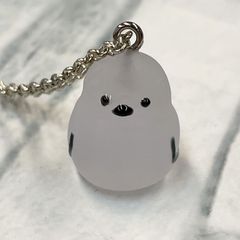 シマエナガ　ハンドメイド　ネックレス