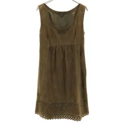 極美品■ルイヴィトン　LVロゴ　総柄　フリルチュニック　ミニワンピース　リゾート 極美品□ルイヴィトン LVロゴ 総柄 フリルチュニック ミニワンピース