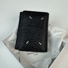 男女兼用　Maison Margiela メゾンマルジェラ三つ折り財布　ブラック
