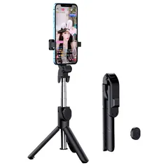 自撮り棒 セルカ棒 スマホ 三脚 リモコン付 伸縮式 折り畳み Bluetooth iPhone Android アンドロイド 軽量 コンパクト 撮影 写真 動画 シャッター 持ち運びに便利 簡単接続 5段階伸縮調節 360度回転可能