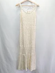 ◇ ◎ chico チコ ノースリーブ ロング丈 ワンピース サイズF オフホワイト系 レディース E  【1407020068239】