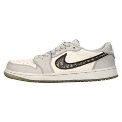 NIKE (ナイキ) ×DIOR AIR JORDAN 1 LOW OG CN8608-002 ディオール エアディオール エアジョーダン1ローオージー ローカットスニーカー US8.5/26.5cm グレーのサムネイル