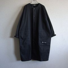 【美品】IM ISSEY MIYAKE【ノーカラー コットンツイル コート】M～L イッセイミヤケ 25070271