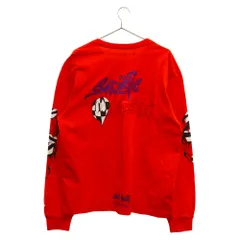 CHROME HEARTS (クロムハーツ) ×MATTY BOYPPO SPARK THE HEART LS マッティーボーイ プリントスパークザハート長袖カットソー レッドのサムネイル