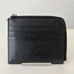 CELINE セリーヌ レザー ジップドカードホルダー カードケース コインケース  ブラック レディース