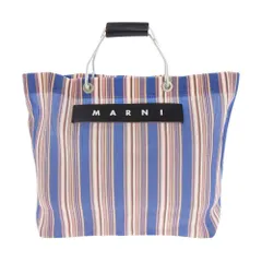 MARNI マルニ トートバッグ MARKET STRIPE BAG マーケット ストライプ トート バッグ マルチカラー系【中古】のサムネイル