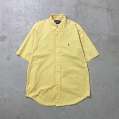 90年代 Ralph Lauren  ラルフローレン BLAKE 半袖ボタンダウンシャツ メンズL相当 