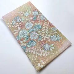 未使用品　グラデーション地色×辻ヶ花模様　袋帯　【S】