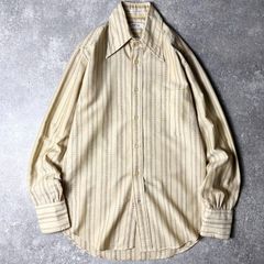 70s John Wanamaker by Hathaway 長袖 総柄 シャツ / 70年代 ビンテージ ハサウェイ 柄シャツ