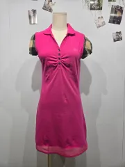 BURBERRY(バーバリー ) カラー ミディ ワンピース ポロシャツ