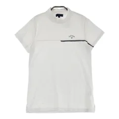サイズ：S CALLAWAY キャロウェイ  ハイネック 半袖Tシャツ  ホワイト系 [240101396641] ゴルフウェア レディース ストスト サイズ：L CALLAWAY キャロウェイ ハイネック 半袖Tシャツ