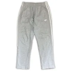 古着 adidas アディダス トラックパンツ スウェット トレフォイルロゴ 3ライン グレー 2XL 255-37