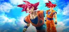 S.H.フィギュアーツ ドラゴンボール超 スーパーサイヤ人ゴッド孫悟空-正しき心がもたらすサイヤ人の神- 約140mm PVC&ABS製 塗装済み可動フィギュア