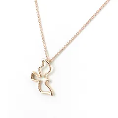 ティファニー バードクロス ペンダント SV925 小さめ 社外チェーン カモメ