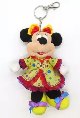 【中古】キーホルダー ミニーマウス(10周年) ぬいぐるみキーホルダー 「ディズニー」 香港ディズニーランド限定