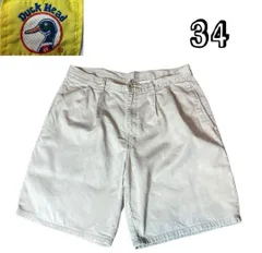 90s 00sダックヘッド2タックチノショートパンツW34アメリカ製生地