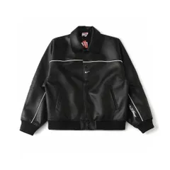 希少 SUPREME レザーボンバージャケット M 革ジャン A-2