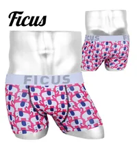 新品 未使用 FICUS フィークス 下着 フィークス  メンズ ボクサーパンツ 518455【メール便】 ピンク