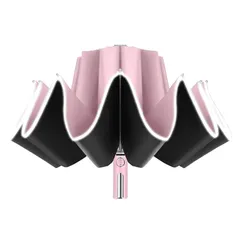 【新着商品】折りたたみ傘 メンズ レディース 傘 ワンタッチ 自動開閉 折り畳み傘 おりたたみ傘 反射テープ付き 超撥水 10本骨 大きいサイズ 丈夫 逆折り式 耐風 晴雨兼用 日傘 男女兼用 UVカット 紫外線遮断 雨傘 梅雨対策 台風対応 傘ケース付き 1