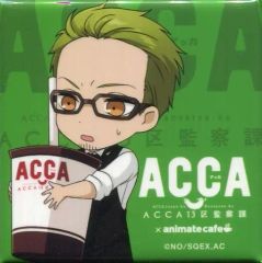 [중고] 배지 핀즈(캐릭터) 파인 [ACCA13구 감찰과×animatecafe 트레이딩 스퀘어 캔 배지]