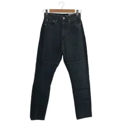 KURO DENIM ★★ ⑤ 切り替えデニムパンツ レディース ブラック 1