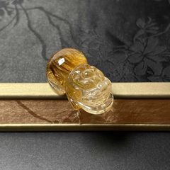 天然石 シトリン 貔貅（ヒキュウ）置物172g - メルカリ
