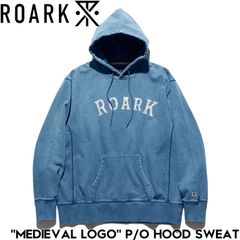 プルオーバーパーカー フーディ ROARK ロアーク MEDIEVAL LOGO P/O HOOD SWEAT RSWJ1070-SLB 日本代理店正規品