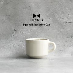 Tuxton Eggshell  スタッカブルカップ 200ml | タクストン 食器 磁器 アメリカ ダイナー 業務用