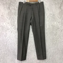 ブリオーニ（Brioni） ノープリーツウールスラックス 50