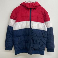 Levi's 中綿ジャケット ビッグロゴ トリコロール レッド/ホワイト/ネイビー【ボーイズL】