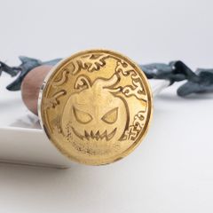 シーリングスタンプ ハロウィン かぼちゃ 25mm シーリングワックス用 取り外し可能なハンドル付き【商用OK】  sw130