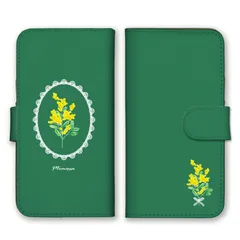 iPhone11Pro ケース 手帳型 アイフォン11 プロ スマホケース 携帯ケース お花 チューリップ ひまわり 鈴蘭 ワンポイント ほぼ無地 可愛い パステルカラー くすみカラー  スマホカバー カラー03