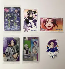 【未開封】 ブルーロック ブルロ 御影玲王 凪誠士郎 フォトカード ステッカー ウエハース カード 6枚セット 【まとめ売り】