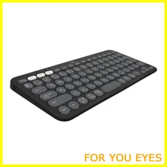【数量限定】ロジクール ワイヤレスキーボード PEBBLE KEYS 2 K380sGR 薄型 軽量 415g 小型 Bluetooth Logi Bolt ワイヤレス 無線 キーボード Easy-Switch 日本語配列 電池寿命36ケ月 Windows Mのサムネイル