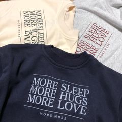 【即納】キッズトレーナー moreロゴプリントスウェット 韓国子供服80110