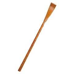 WOVTE 孫の手 背中かき棒 まごの手おしゃれ 48cm 木製 (木の色 円形) 0