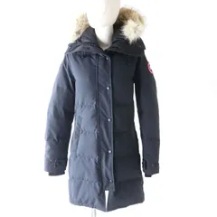良品★国内正規品 CANADA GOOS カナダグース 2302JL MACKENZIE マッケンジー ファー・フード付き ダウンコート レディース ネイビー M/M
