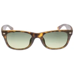 Ray Ban (レイバン) NEW WAYFARER Sunglasses RB2132-F ニューウェイファーラー フルフィット サングラス アイウェア 眼鏡 ブラウン 度入り 52□18