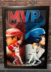 大谷翔平MVPポスター　ドジャース　田中真美子　デコピン