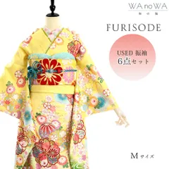 232R 付下げ刺繍縦ぼかし正絹だるま桜小槌裄長H