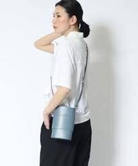 美品 Building Block Barrel Bag クリア pvc×レザー - メルカリ