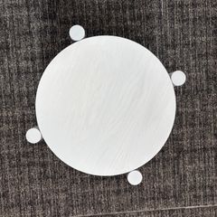【美品！】カリモクニュースタンダード キャストールスツールプラス／グレイングレー
